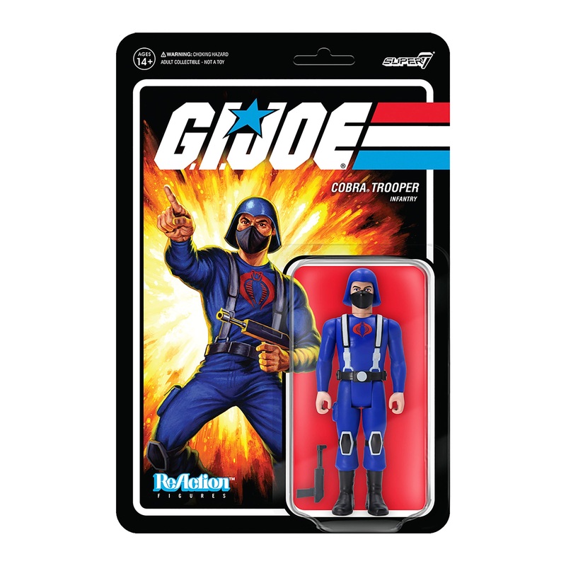 G.I. Joe ReAction Figures Wave 1 – Cobra Trooper Y-back (Pink)