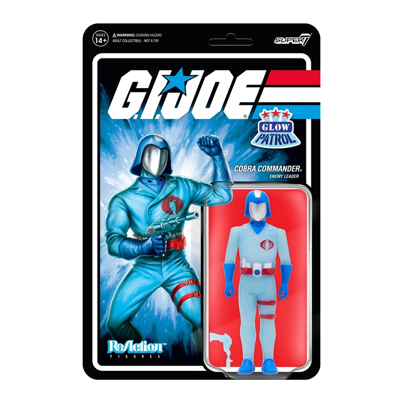 G.I. Joe ReAction Figures Wave 1b – Cobra Commander (Glow Patrol)