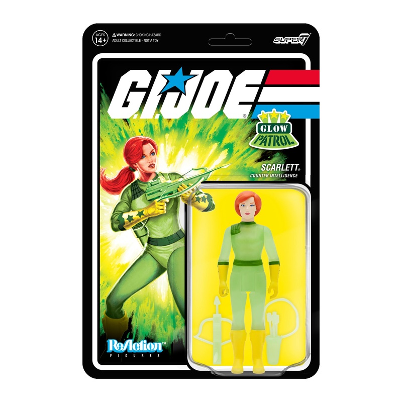 G.I. Joe ReAction Figures Wave 1b – Scarlett (Glow Patrol)
