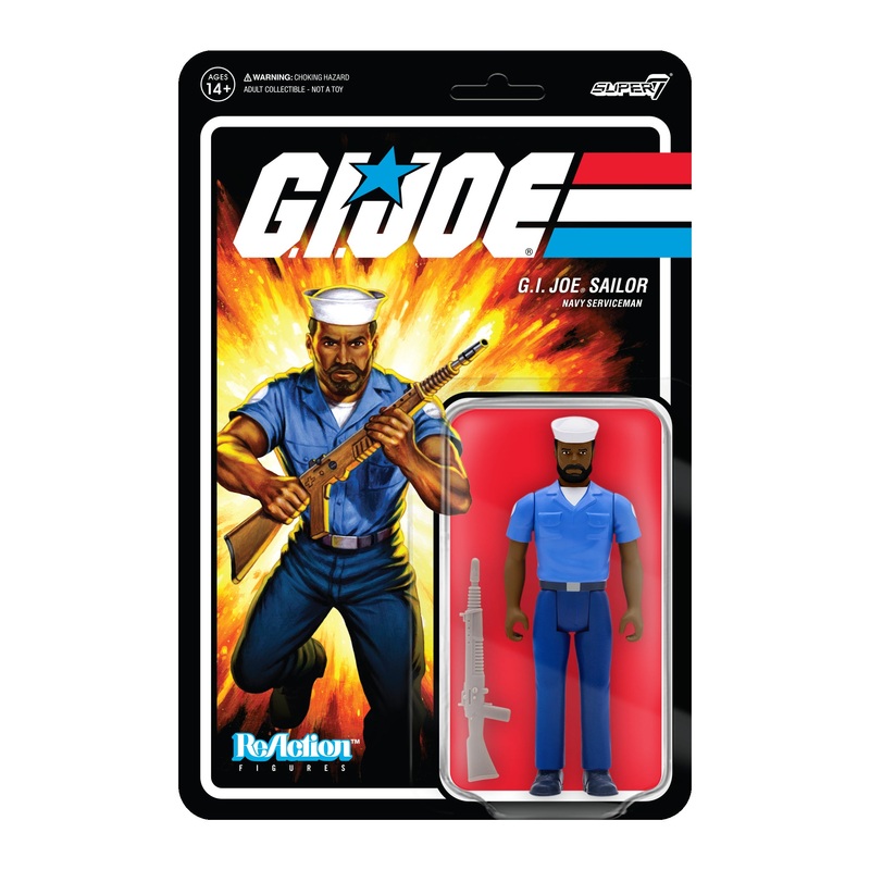 G.I. Joe ReAction Figures Wave 2 – Blueshirt Beard (Brown)