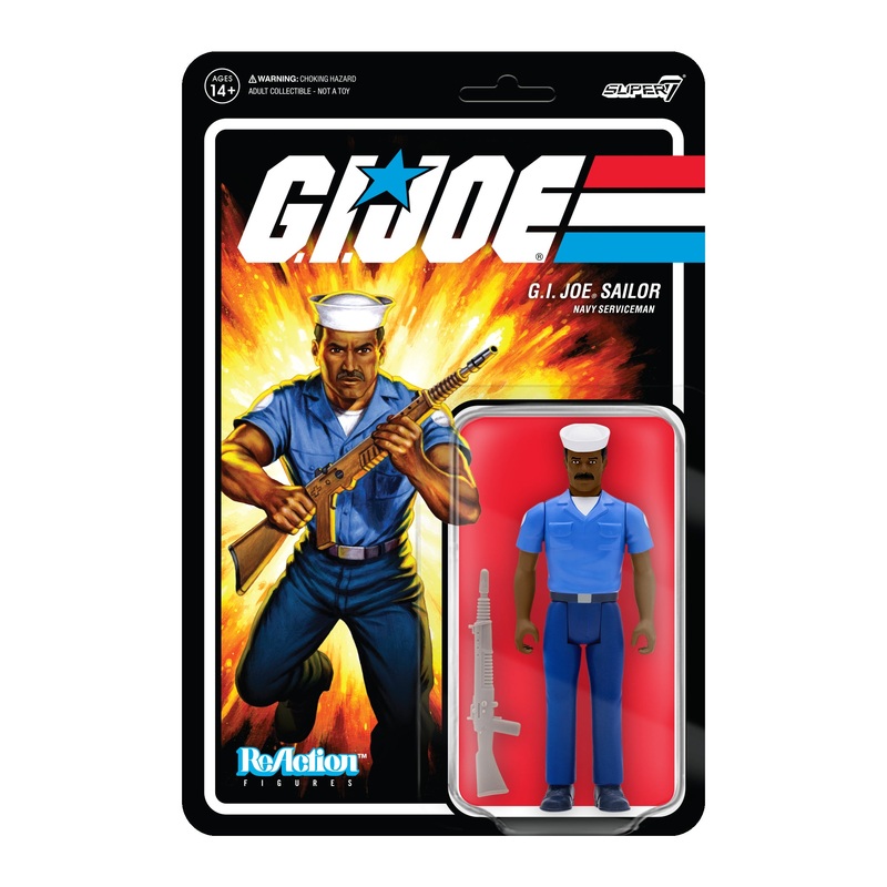 G.I. Joe ReAction Figures Wave 2 – Blueshirt Mustache (Brown)