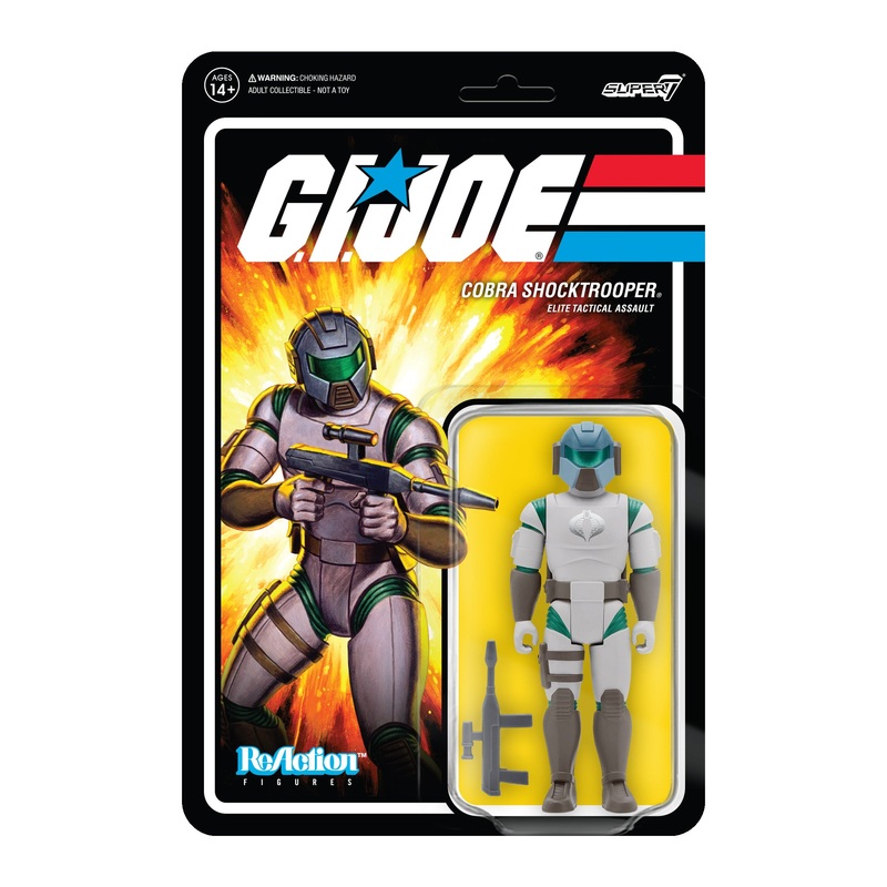 G.I. Joe ReAction Figures Wave 2 – Cobra Shocktrooper (Rifle A)