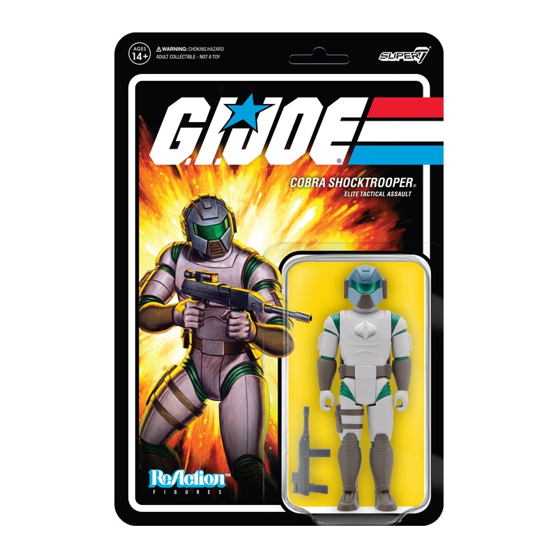 G.I. Joe ReAction Figures Wave 2 – Cobra Shocktrooper (Rifle B)