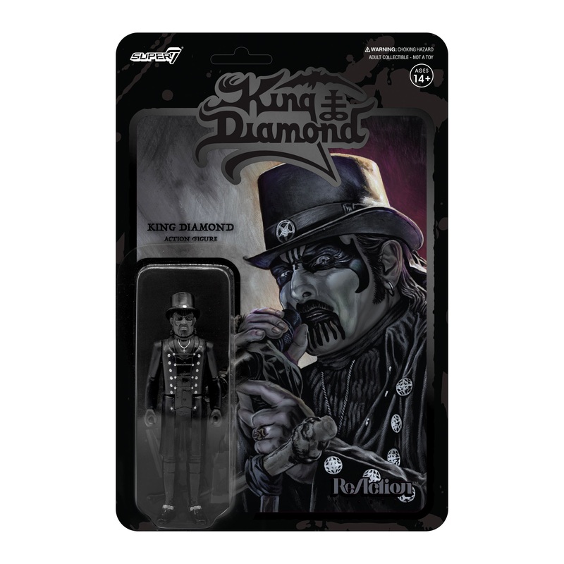 King Diamond ReAction Figure – Top Hat (Midnight Black Metal)