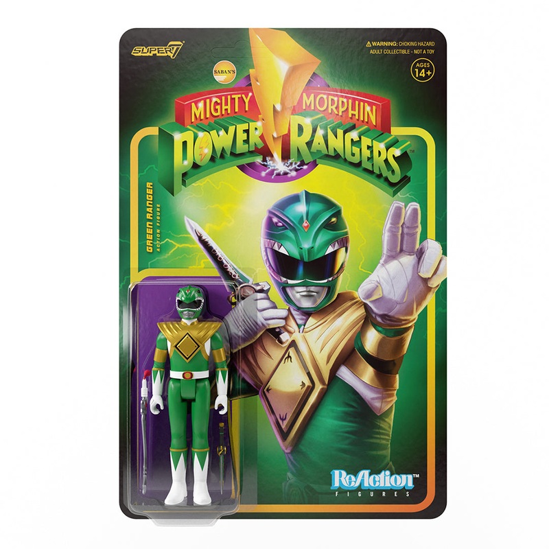 Mighty Morphin Power Rangers Reaction Figure Wave 1  – Green Ranger