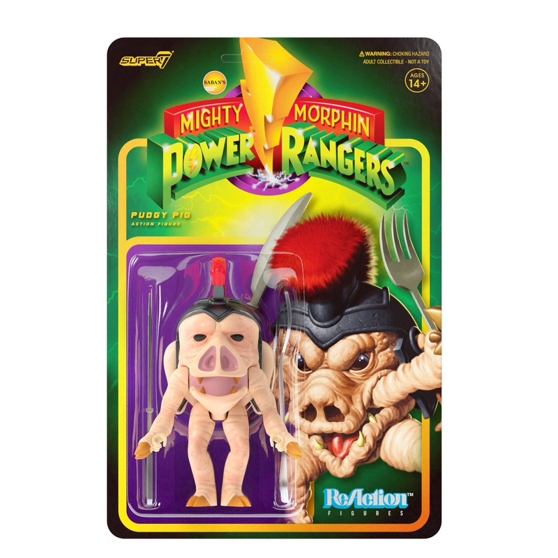 Mighty Morphin Power Rangers Reaction Figure Wave 1  – Pudgy Pig
