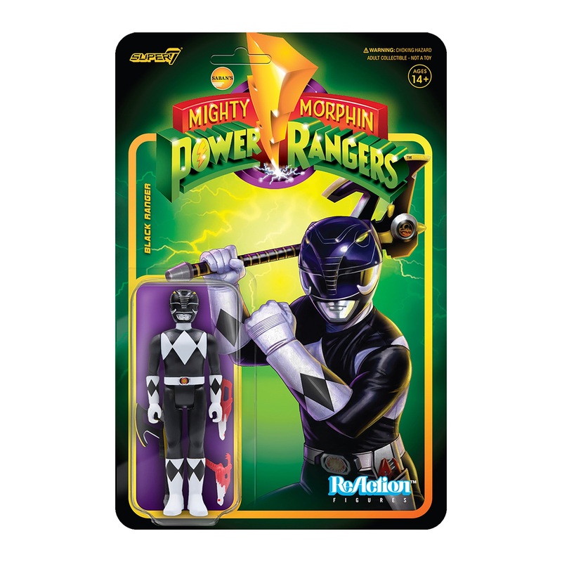 Mighty Morphin Power Rangers ReAction Figure Wave 2 – Black Ranger