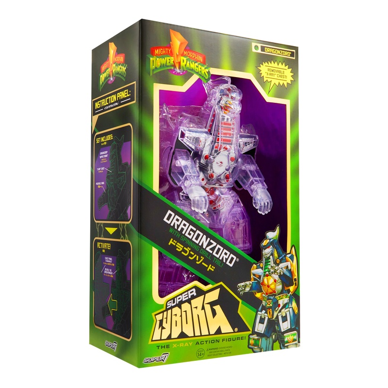 Mighty Morphin Power Rangers Super Cyborg – Dragonzord (Clear)