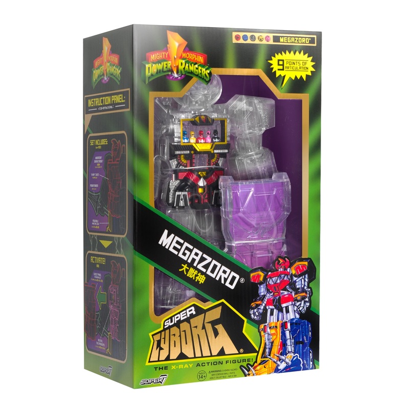 Mighty Morphin Power Rangers Super Cyborg – Megazord (Clear)