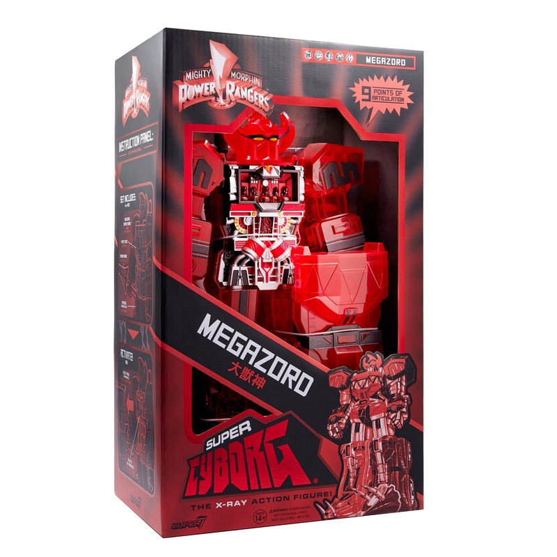 Mighty Morphin Power Rangers Super Cyborg – Megazord (Red Clear)