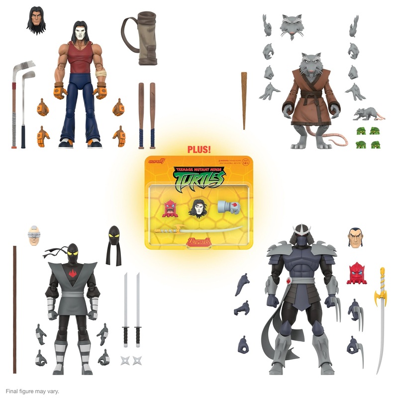 Teenage Mutant Ninja Turtles ULTIMATES! Wave 13 – Splinter, Casey Jones, Shredder, & Foot Ninja