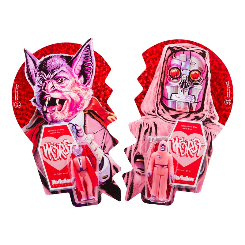 The Worst – Valentine’s Day 2021 ReAction Figure 2-Pack – Batula and Robot Reaper