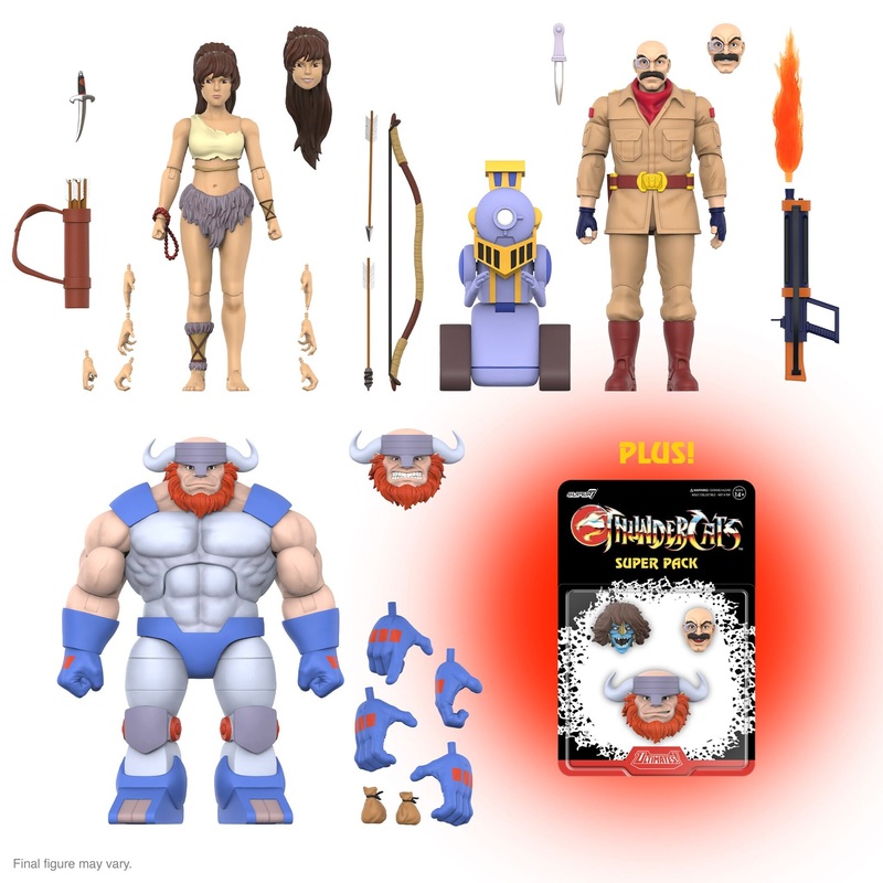 ThunderCats ULTIMATES! Wave 12 – Cruncher, Nayda, & Safari Joe