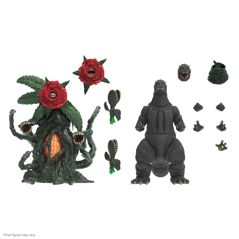 Toho ULTIMATES! Wave 01 – HeiSei Godzilla (Godzilla vs Biollante) & Heisei Biollante (Rose Form)