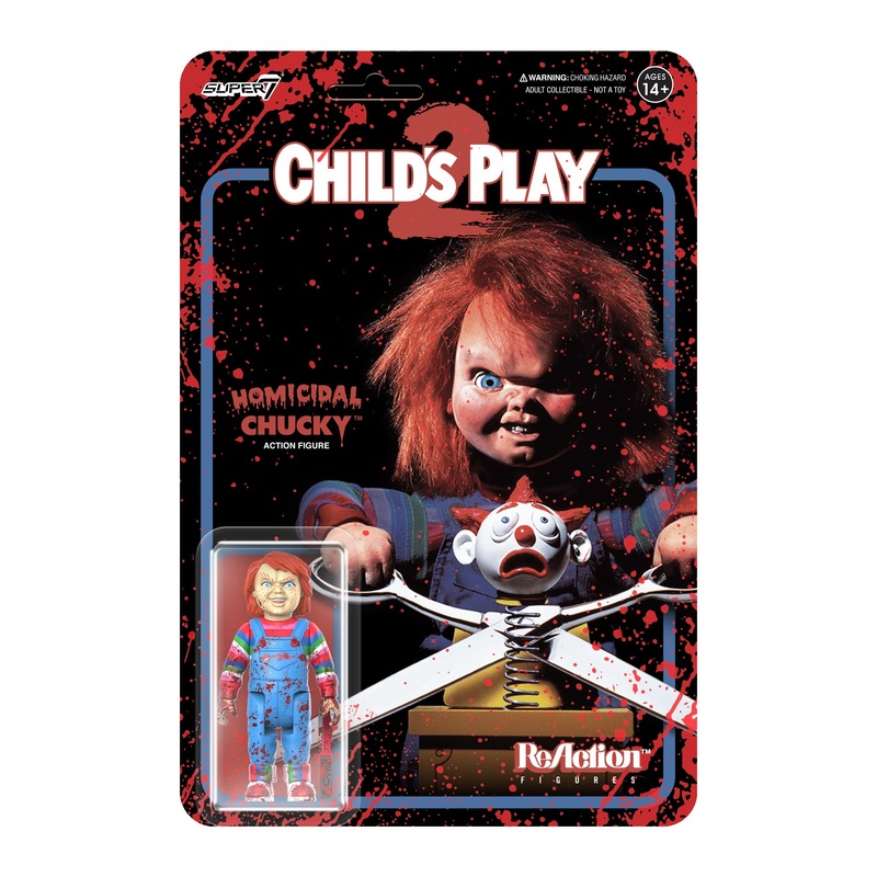 Child’s Play ReAction Figures Wave 2 – Homicidal Chucky (Blood Splatter)