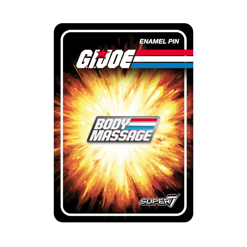 G.I. Joe Enamel Pin – Body Massage PSA