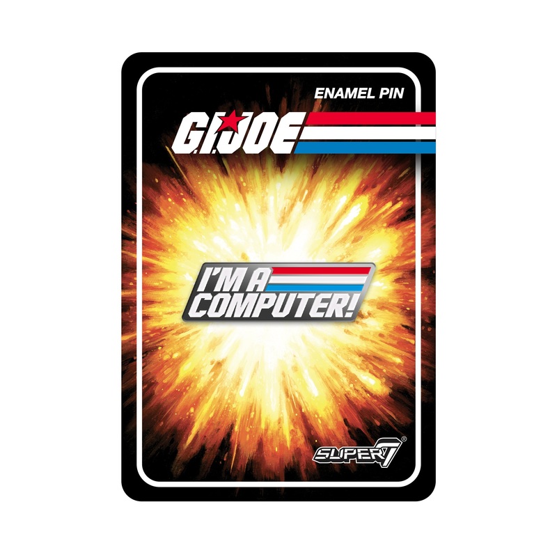 G.I. Joe Enamel Pin – I’m a Computer PSA