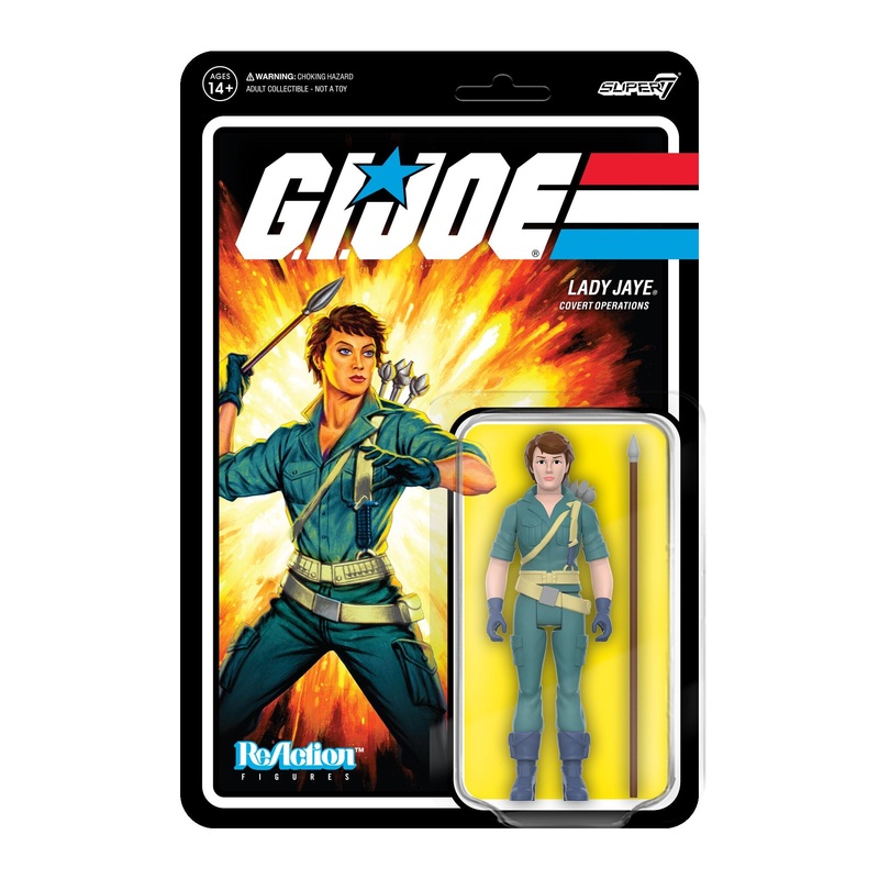 G.I. Joe ReAction Figures – Lady Jaye (DIC Teal)