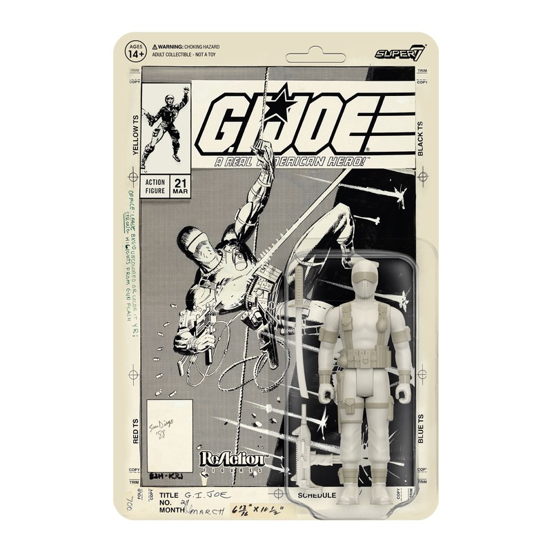 G.I. Joe ReAction Figures – Snake Eyes (Comic)