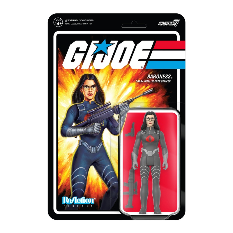 G.I. Joe ReAction Figures Wave 3 – Baroness (Cartoon V2)