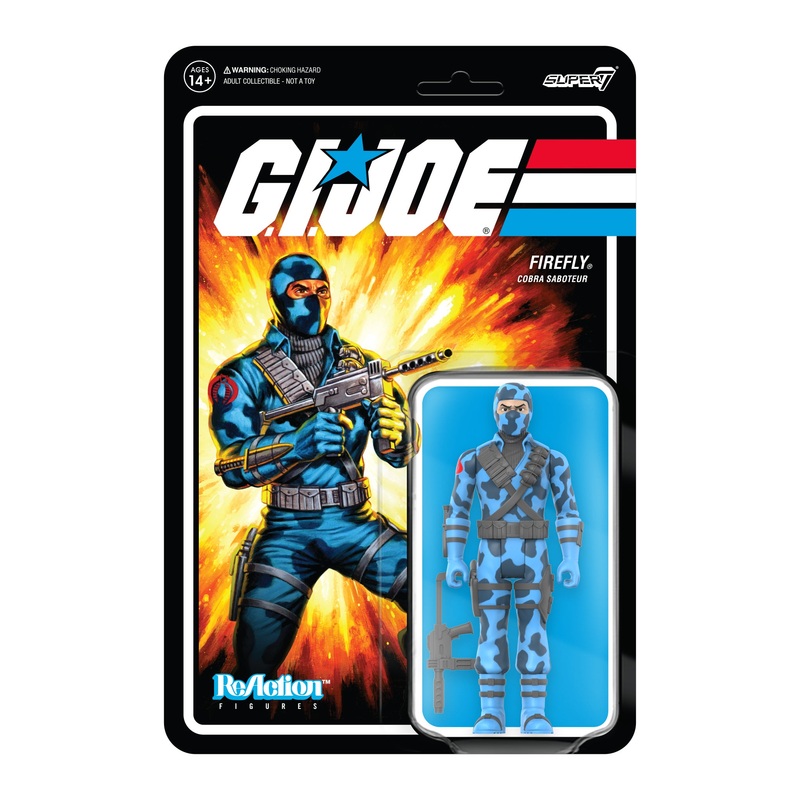 G.I. Joe ReAction Figures Wave 3 – Firefly (Comic Colors)