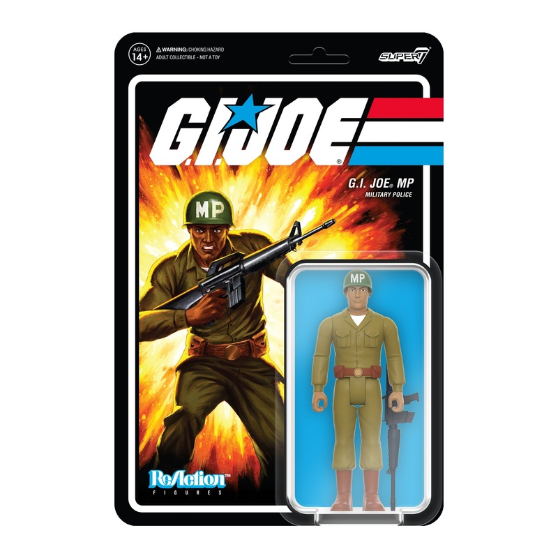 G.I. Joe ReAction Figures Wave 5 – G.I. Joe MP Clean Shaven (Brown)