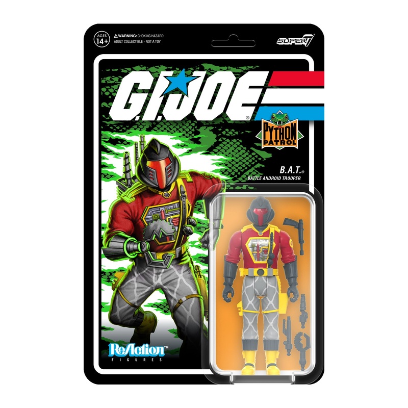 G.I. Joe ReAction Figures Wave 6 – Python Patrol Cobra B.A.T.