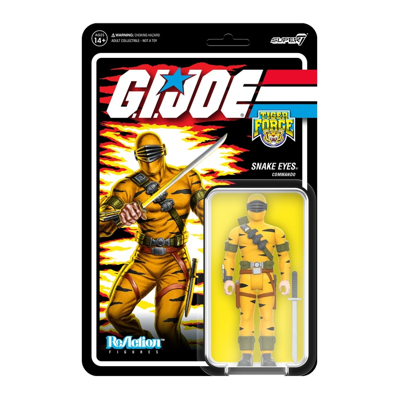 G.I. Joe ReAction Figures Wave 6 – Tiger Force Snake Eyes