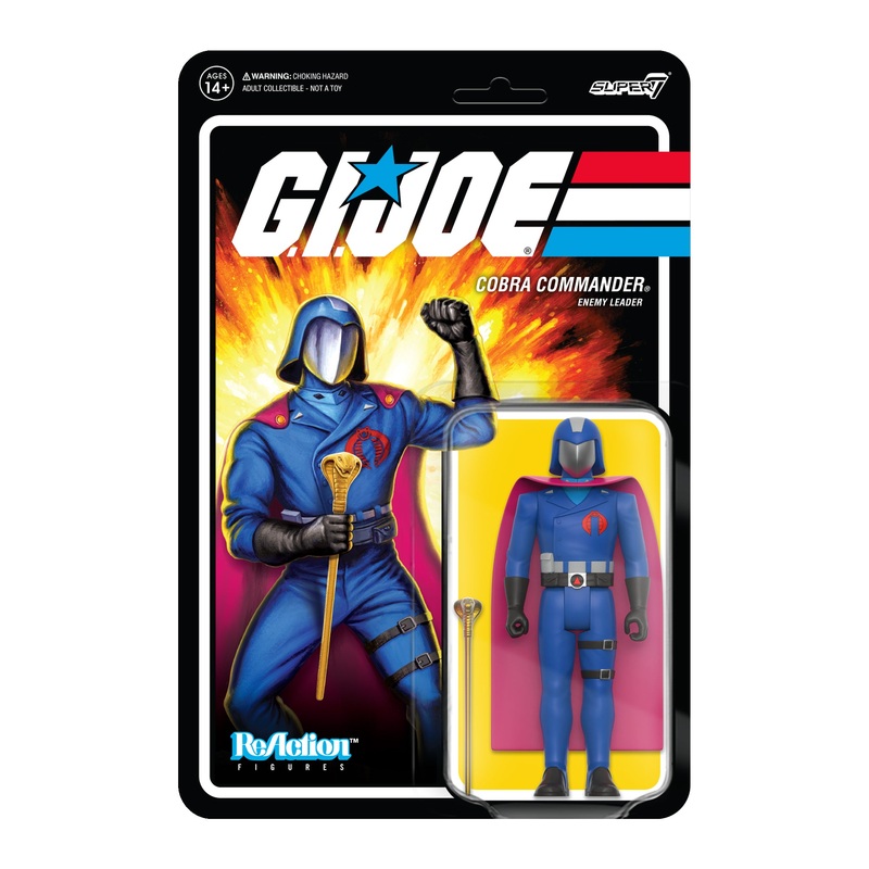 G.I. Joe ReAction Wave 4 – Cobra Commander (Cape & Scepter)