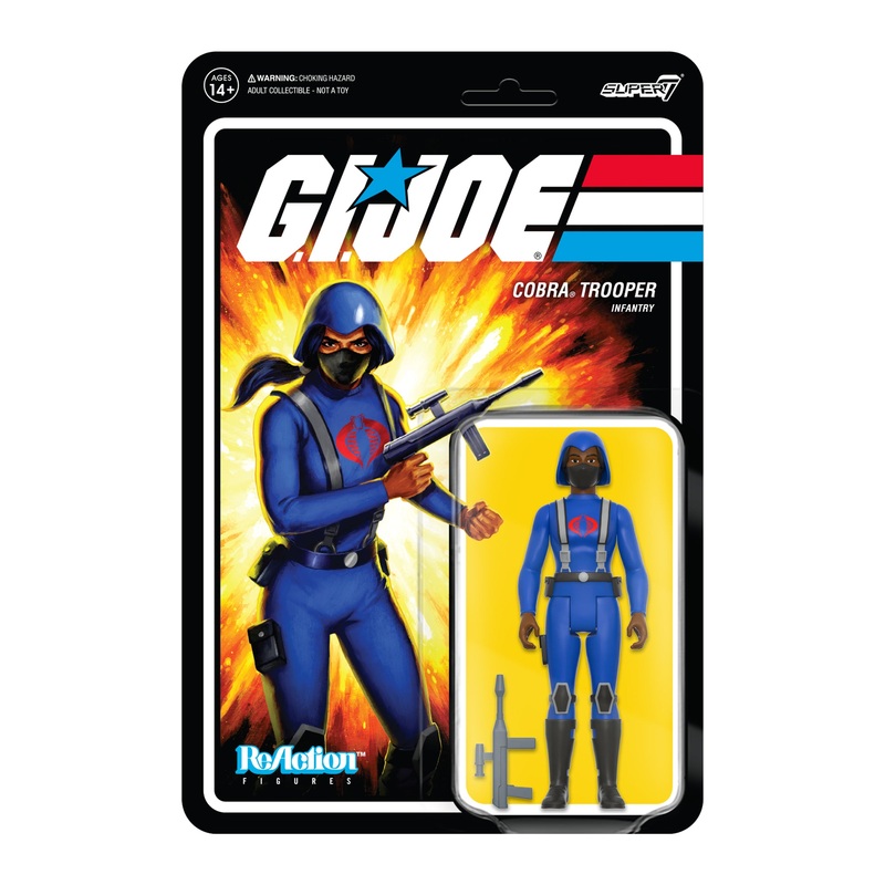 G.I. Joe ReAction Wave 4 – Cobra Female Trooper Long Black Hair (Dk Brown)