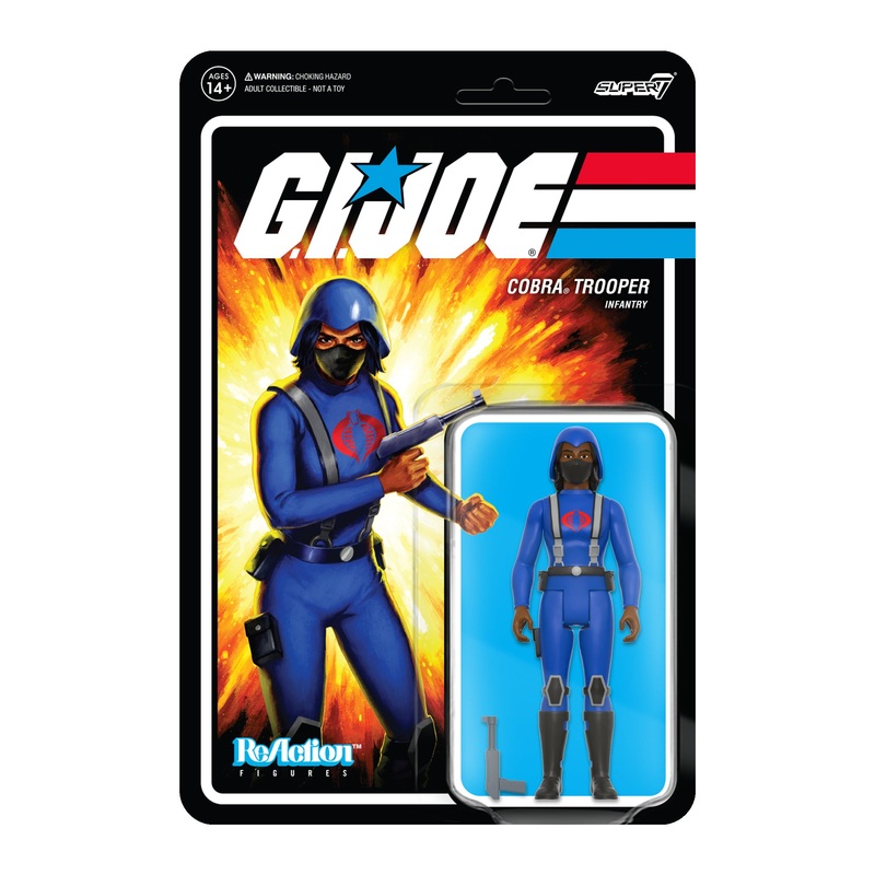 G.I. Joe ReAction Wave 4 – Cobra Female Trooper Medium Black Hair (Dk Brown)