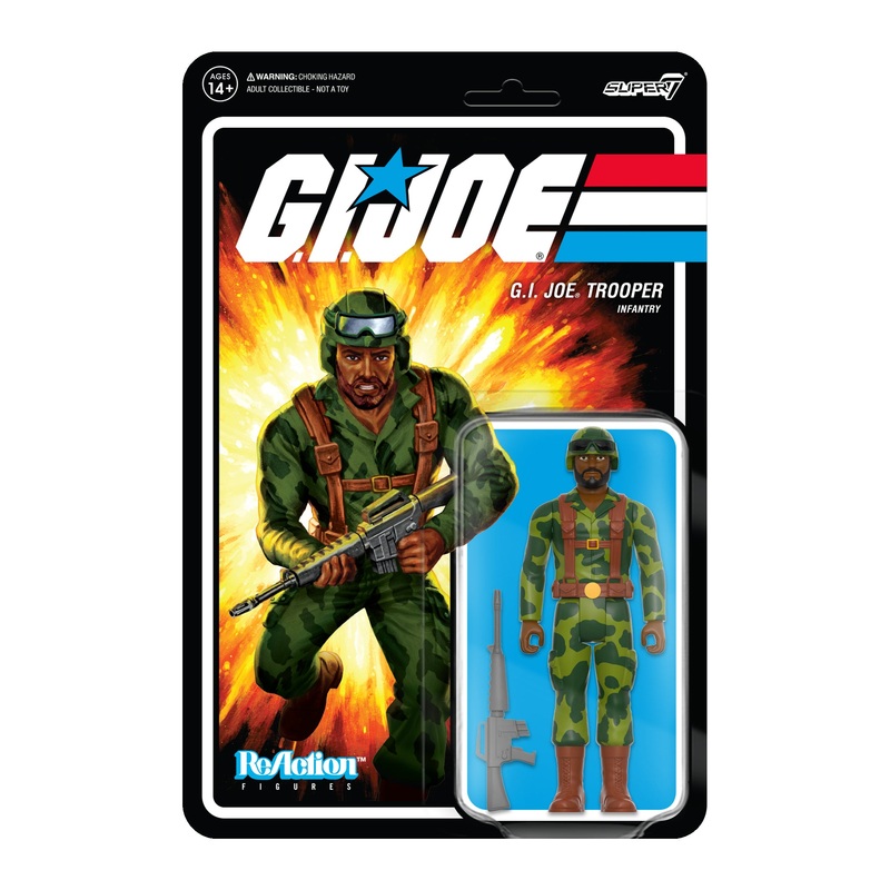 G.I. Joe ReAction Wave 4 – Trooper Beard (Dk Brown)