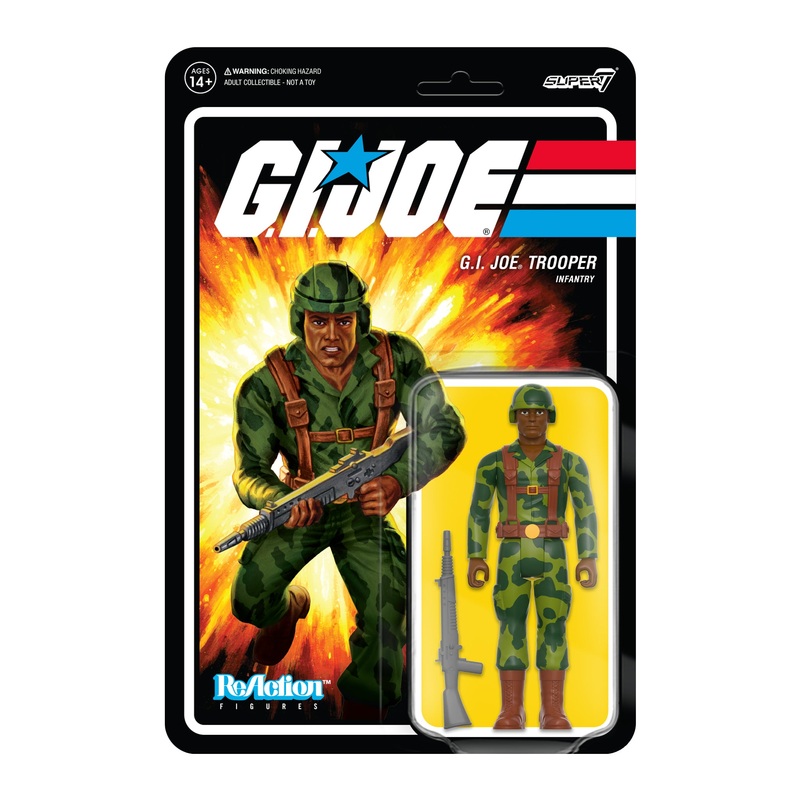 G.I. Joe ReAction Wave 4 – Trooper Clean Shaven (Brown)