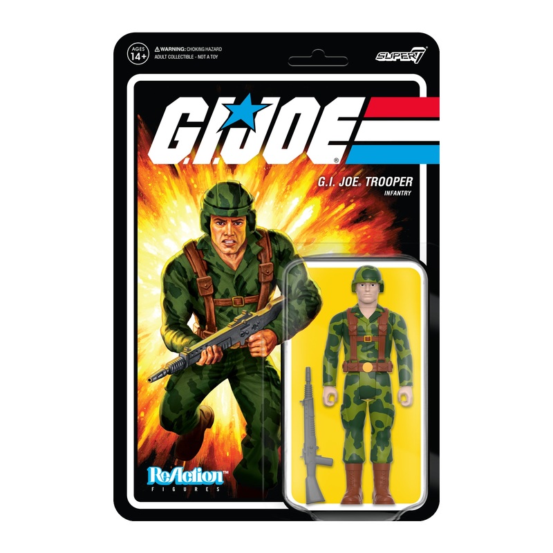 G.I. Joe ReAction Wave 4 – Trooper Clean Shaven (Pink)