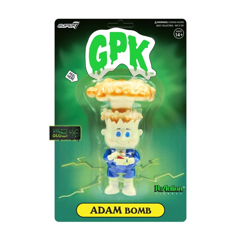 Garbage Pail Kids ReAction Figure – Adam Bomb (Glow)