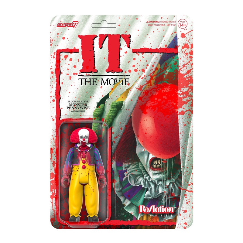 IT ReAction Figure – Pennywise Monster (Blood Splatter)