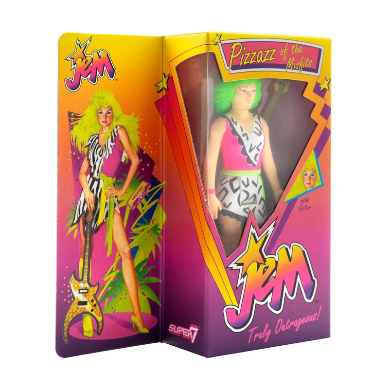 Jem And The Holograms ReAction W2 – Pizzaz (Neon) [Retro Box]