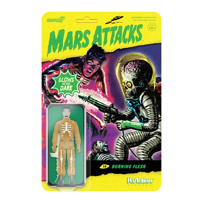 Mars Attacks ReAction Wave 2 – Burning Flesh (Glow)