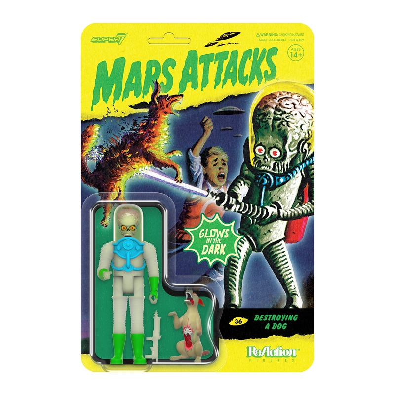 Mars Attacks ReAction Wave 2 – Destroying a Dog (Glow)