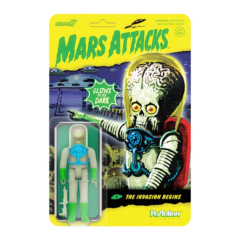 Mars Attacks ReAction Wave 2 – The Invasion Begins (Glow)