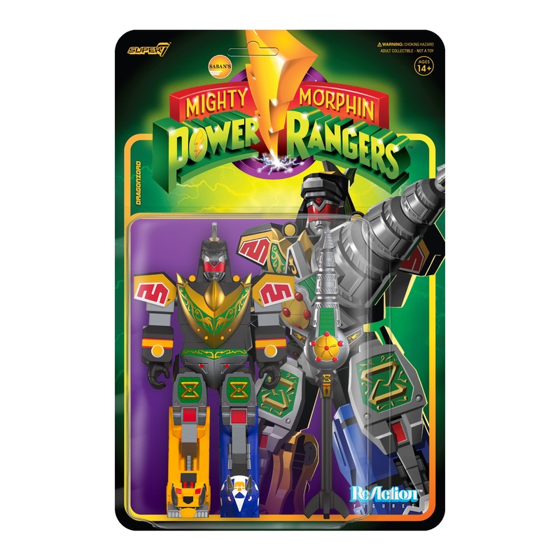 Mighty Morphin Power Rangers ReAction Figure Wave 3 – DragonZord (Battle Mode)