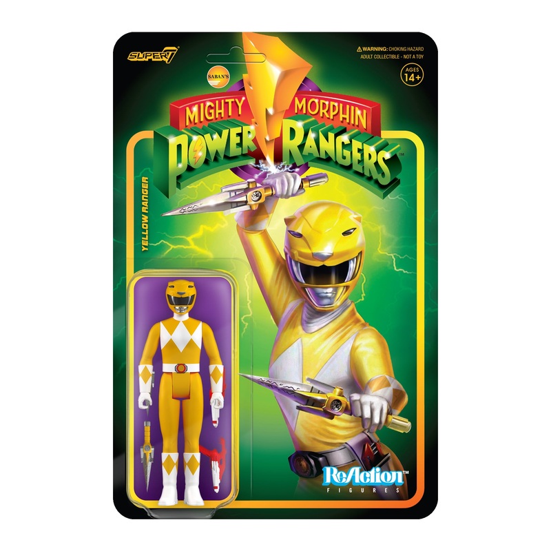 Mighty Morphin Power Rangers ReAction Figure Wave 3 – Yellow Ranger