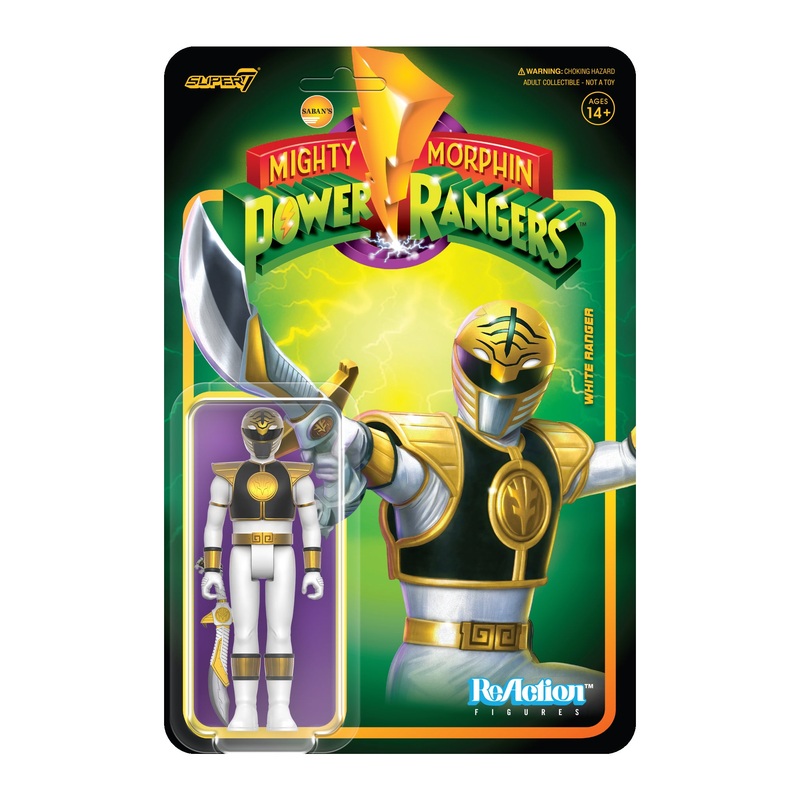 Mighty Morphin Power Rangers ReAction Figure Wave 4 – White Ranger