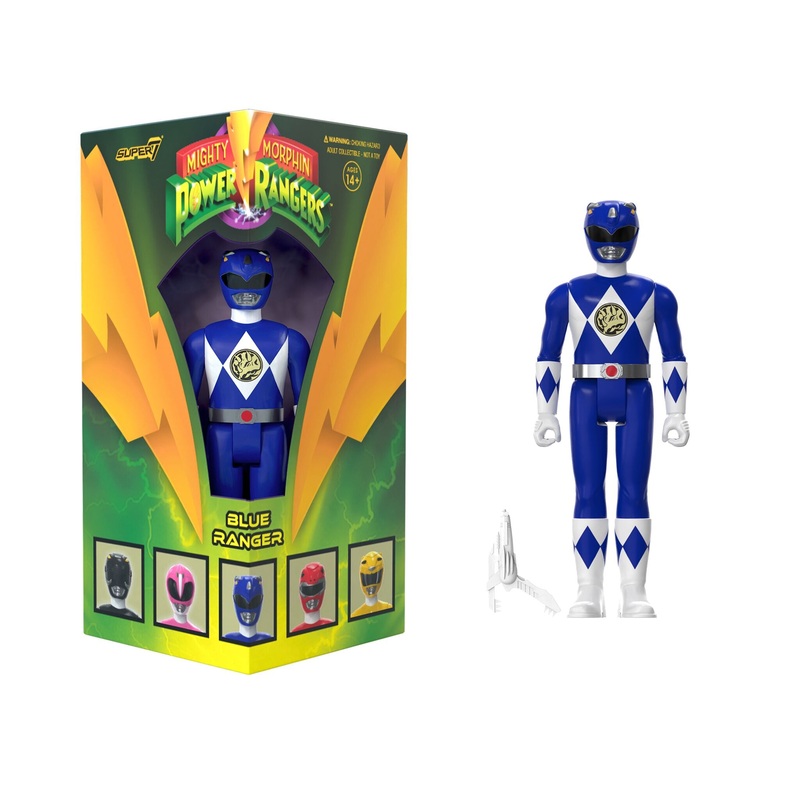 Mighty Morphin Power Rangers ReAction SDCC 2023 – Blue Ranger [Triangle Box] [SDCC 2023]