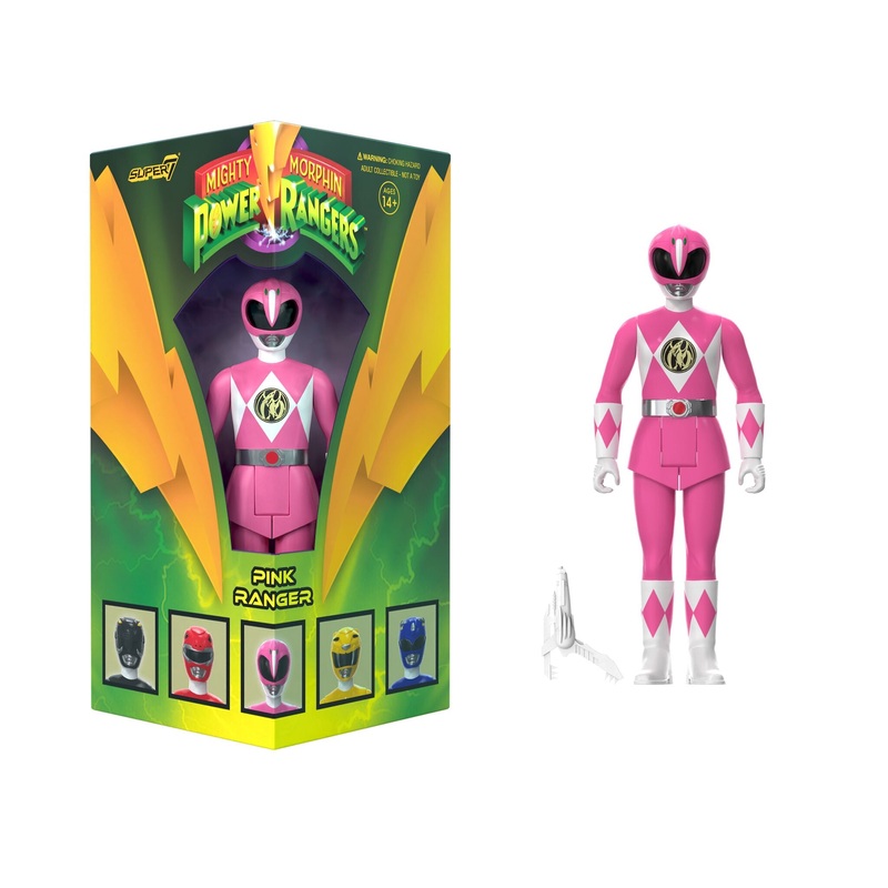 Mighty Morphin Power Rangers ReAction SDCC 2023 – Pink Ranger [Triangle Box] [SDCC 2023]