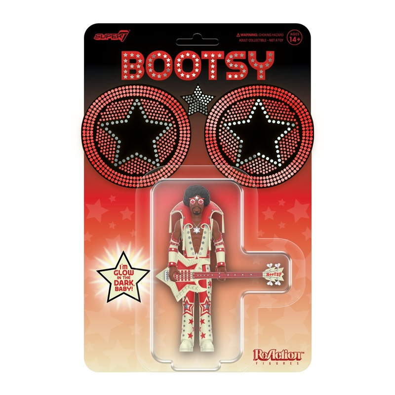 Bootsy Collins ReAction Figures Wave 03 – Bootsy Collins (Glow)