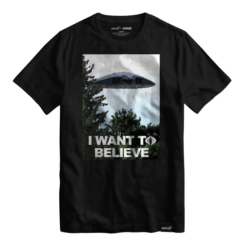 G.I. Joe I Want To Believe Mothership T-shirt