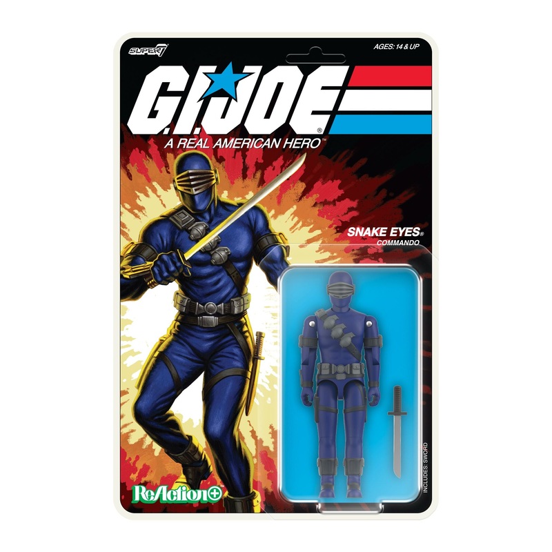 G.I. Joe ReAction+ Wave 03 (Cartoon) – Snake Eyes (Cartoon)