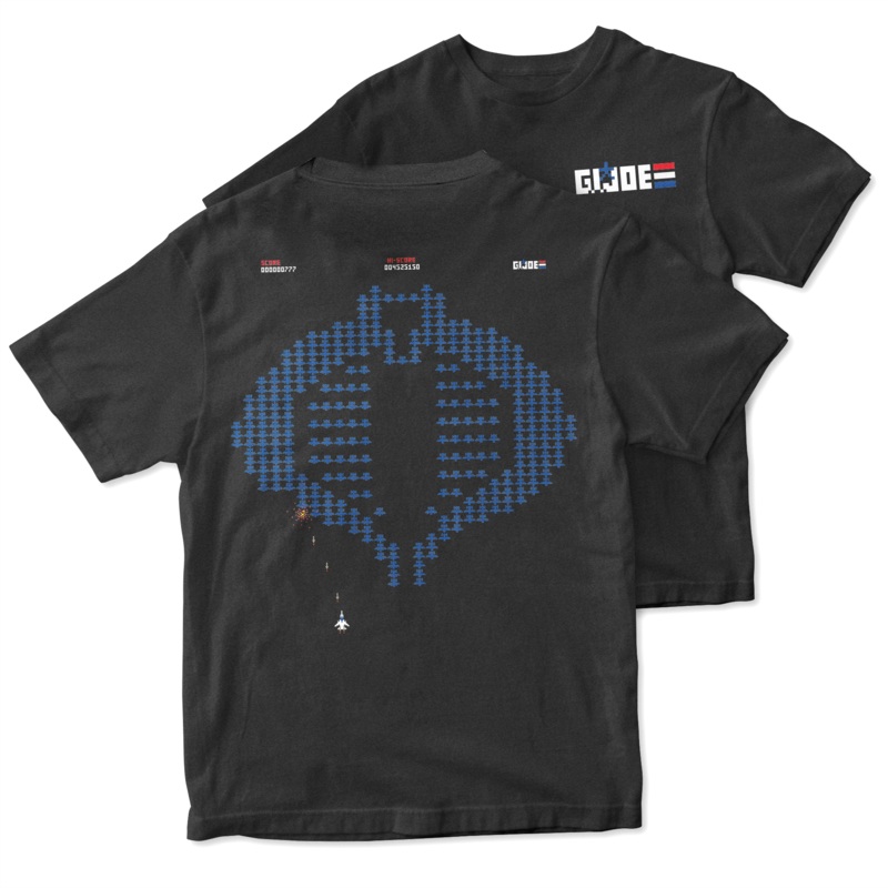 G.I. Joe T-Shirt – 8-Bit Cobra Commander Backhit