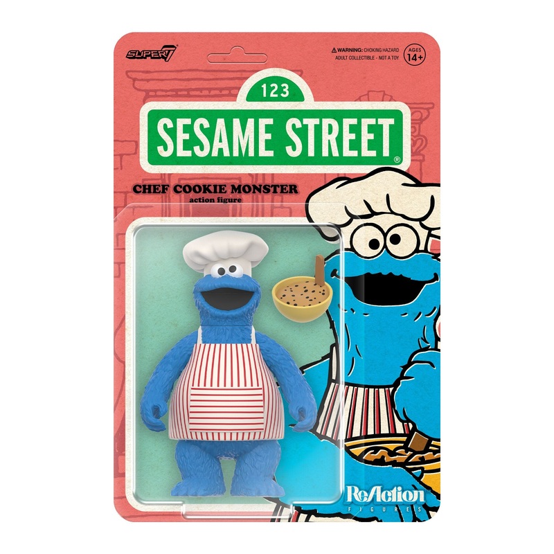 Sesame Street ReAction Figures Wave 04 – Chef Cookie